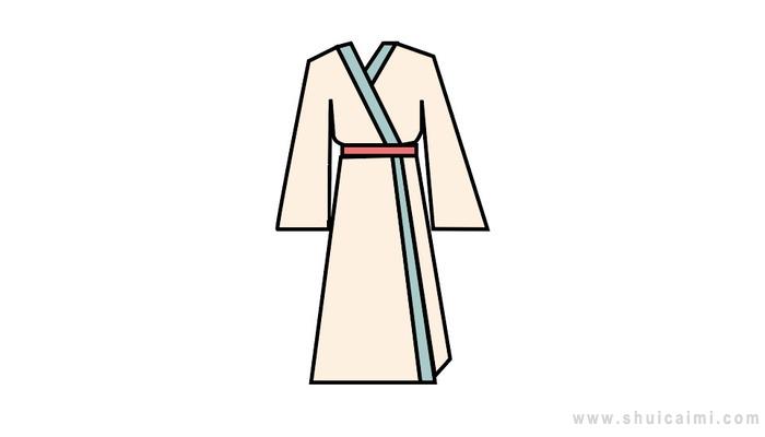 古装衣服简笔画