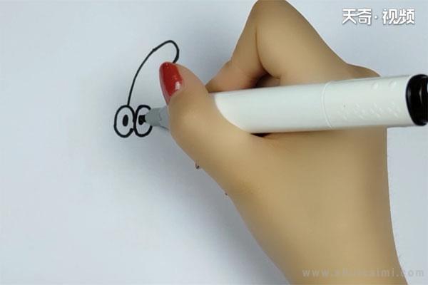 派大兴简笔画怎么画 派大兴简笔画顺序-图片2