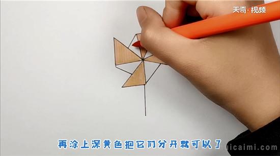 风车简笔画