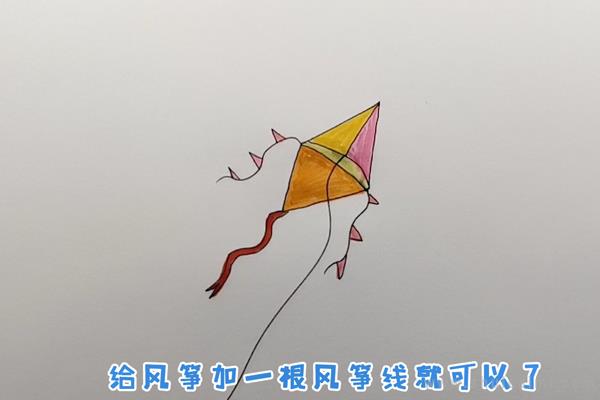 风筝简笔画