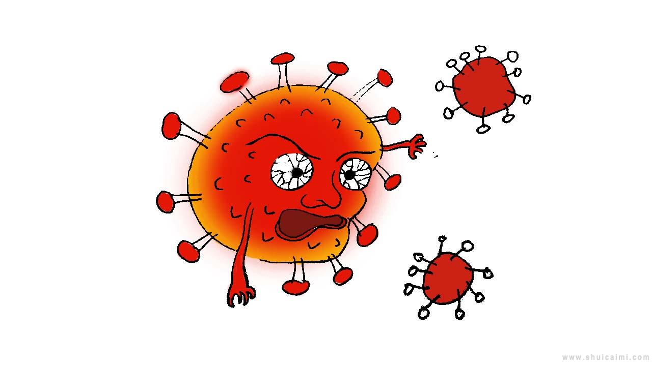 新型冠状病毒简笔画怎么画 新型冠状病毒简笔画步骤-图片4