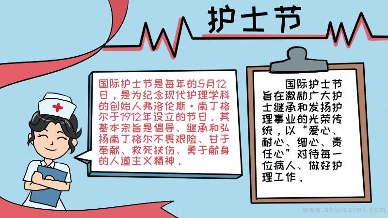 有关护士节的手抄报怎么画 护士节手抄报图片