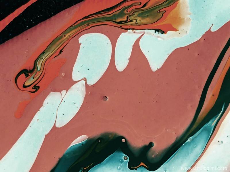 丙烯艺术画作图片