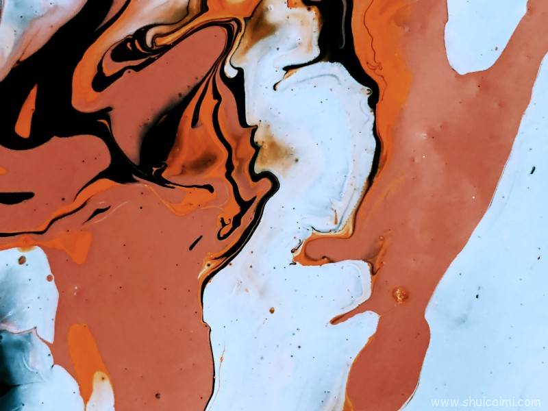 丙烯艺术画作图片