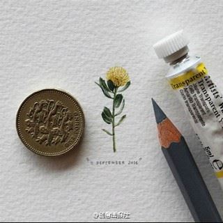 铅笔创意手绘超逼真微缩彩画图片