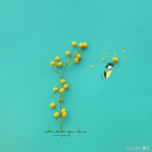 精选创意实物插画图片大全赏析