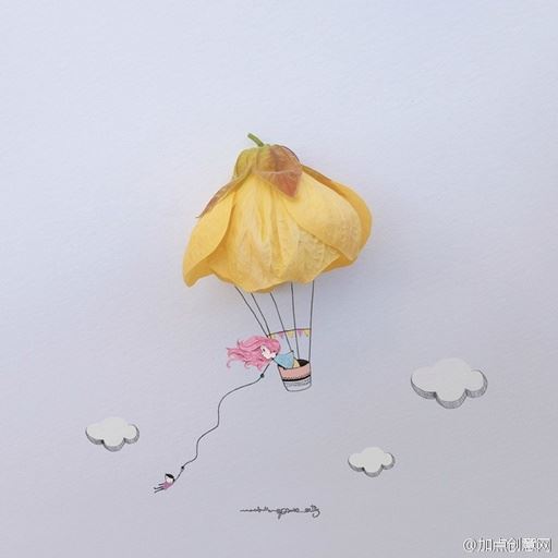 精选创意实物插画图片大全赏析