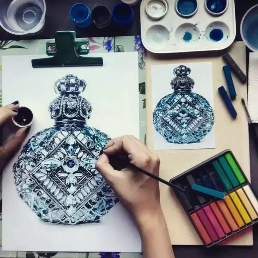 手绘效果逼真大钻戒唯美图片集