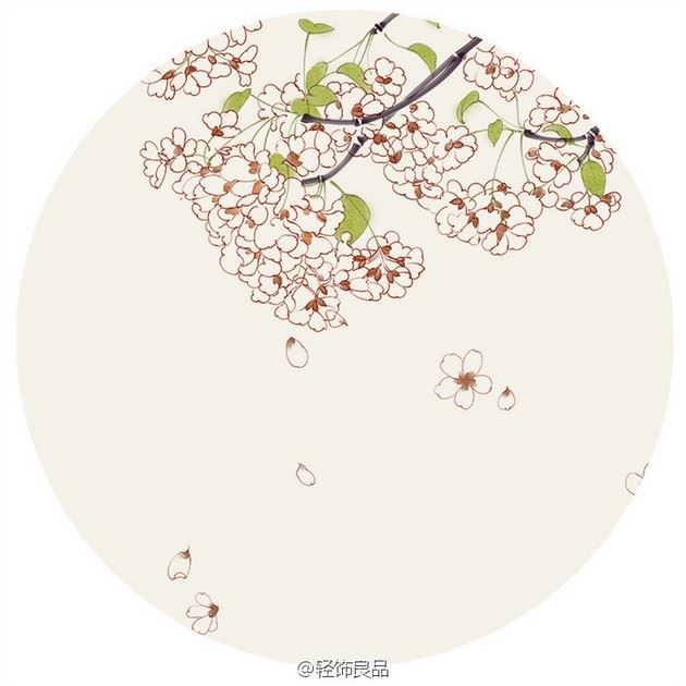 艺术家无轩手绘唯美鲜花插画图片