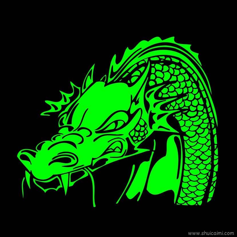 龙绘画图片
