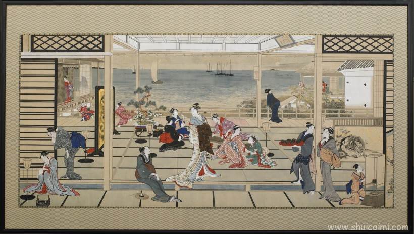 日本画家喜多川歌麿作品赏析：绘画系列图片-图片2