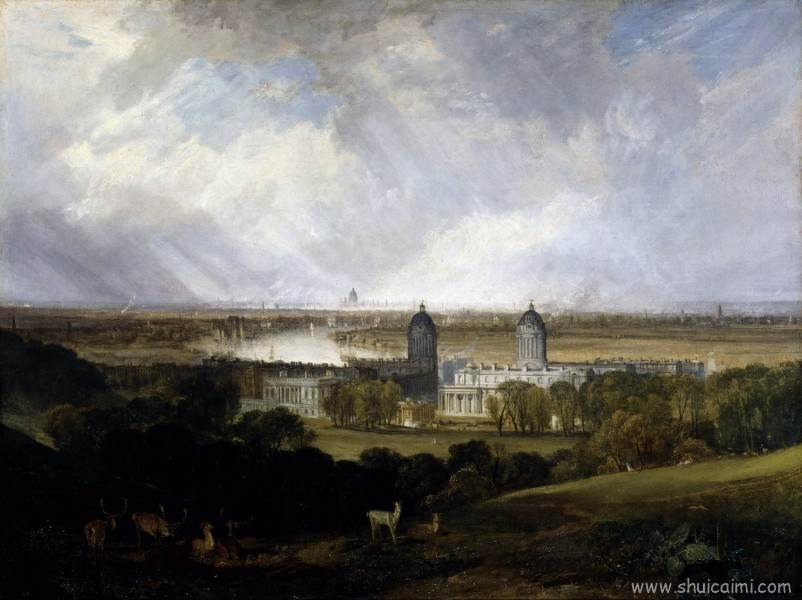 英国泰特美术馆建筑风景画图片
