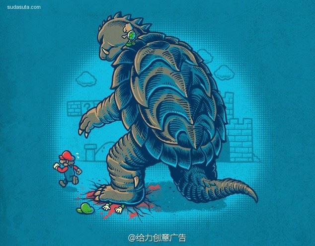 手绘童话世界遭遇现实的死亡图片