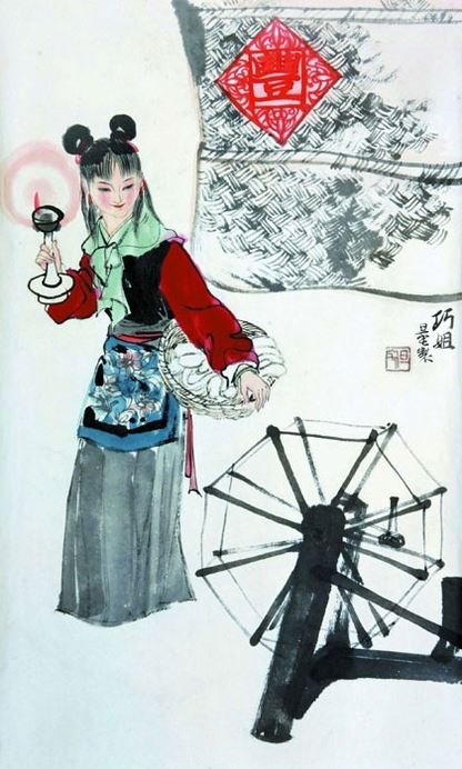手绘金陵十三钗风韵古典美女图片