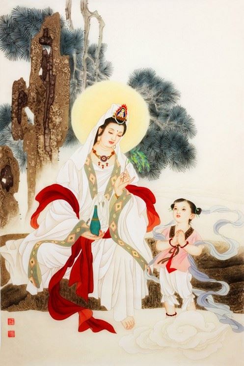 古典人物水墨手绘插画图片大全