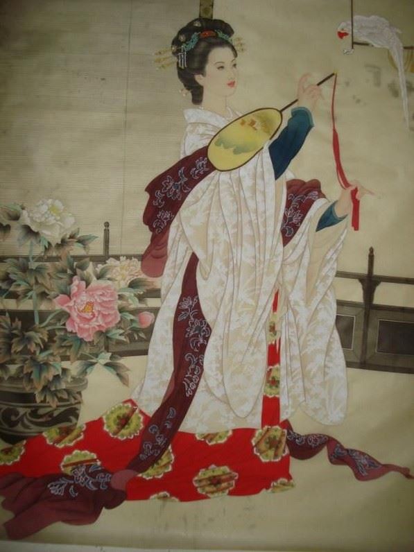 古典人物水墨手绘插画图片大全