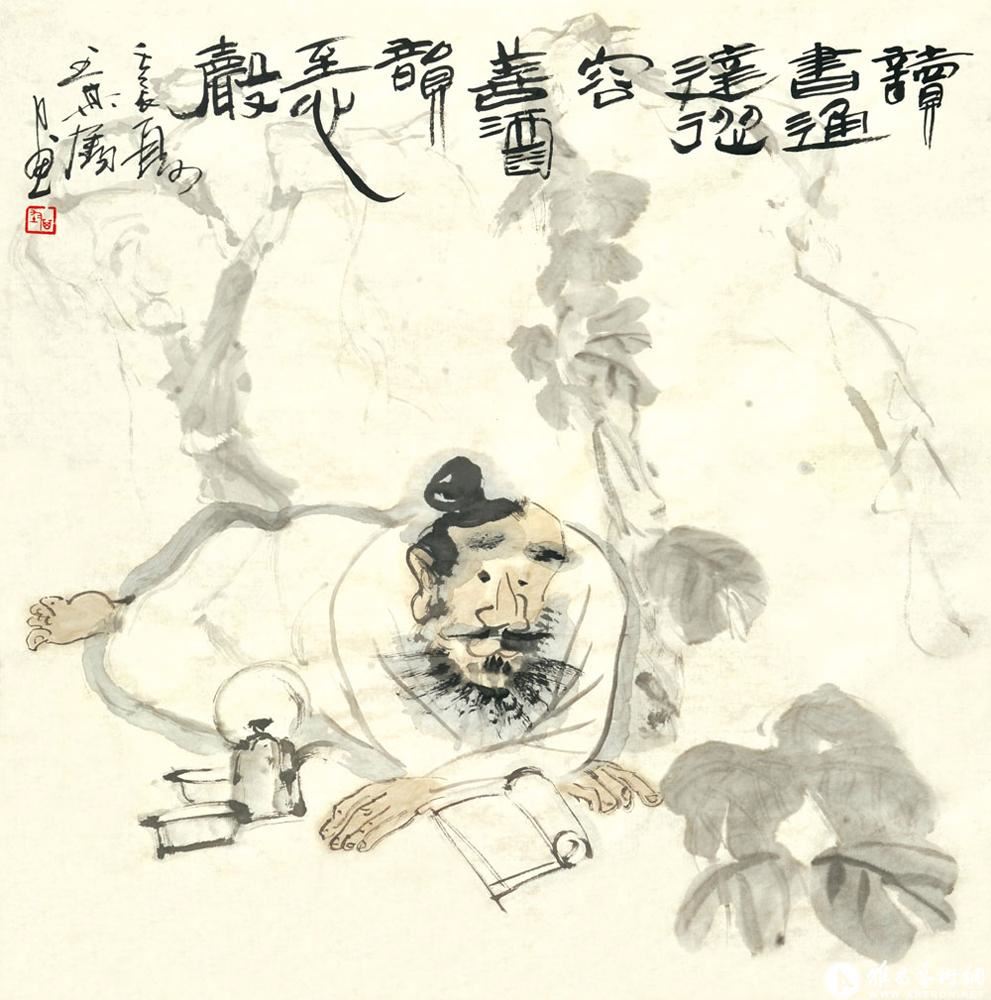 职业画家王其钧经典水墨画作品图