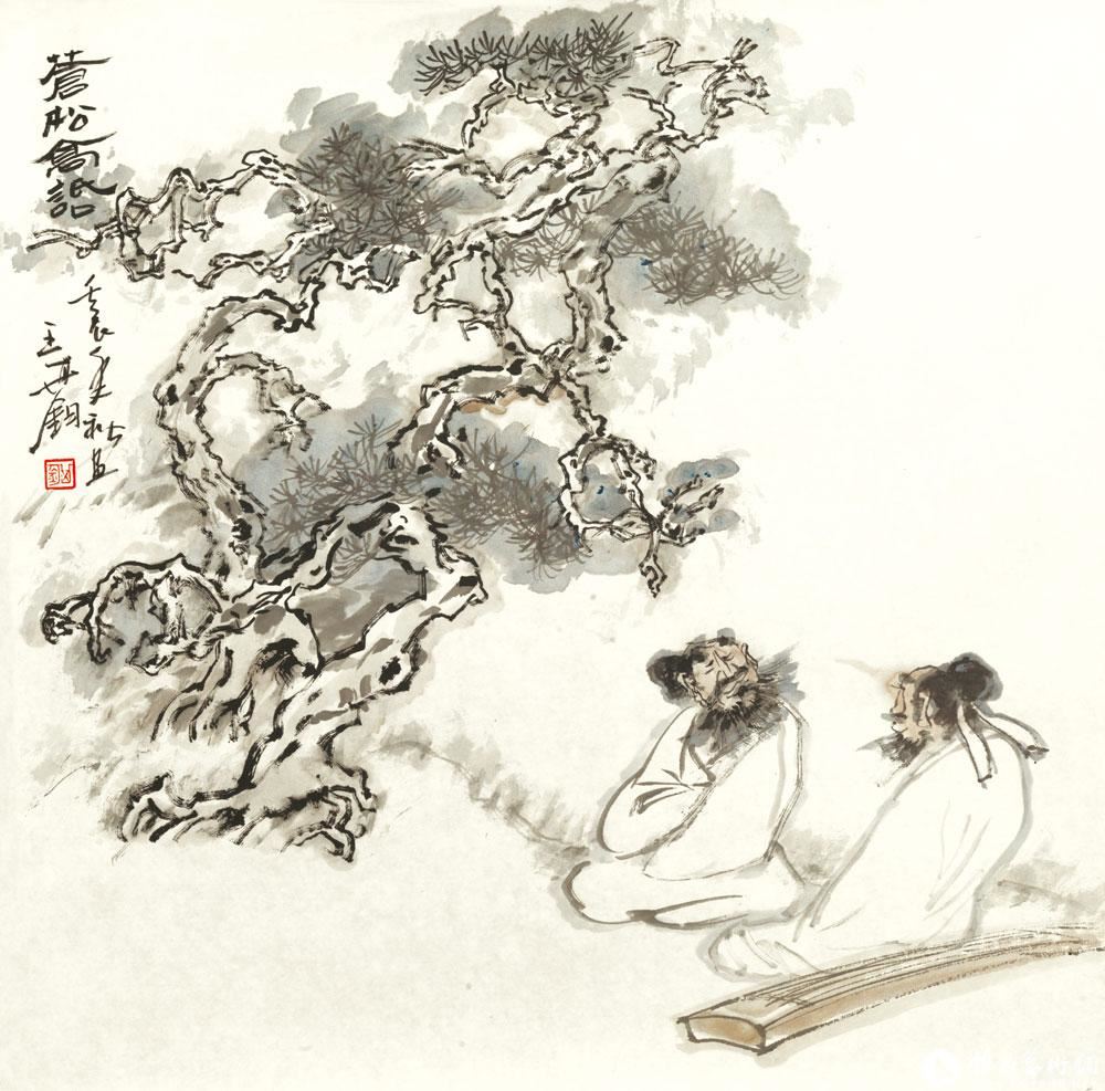 职业画家王其钧经典水墨画作品图