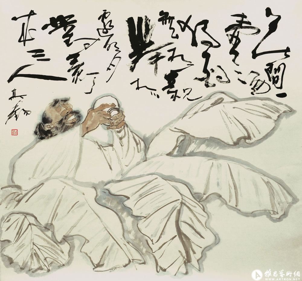 职业画家王其钧经典水墨画作品图