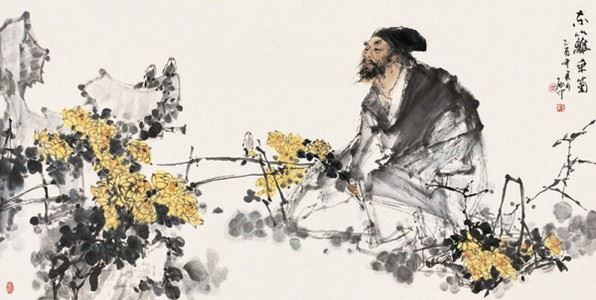 著名画家伍启中经典水墨画图片大全