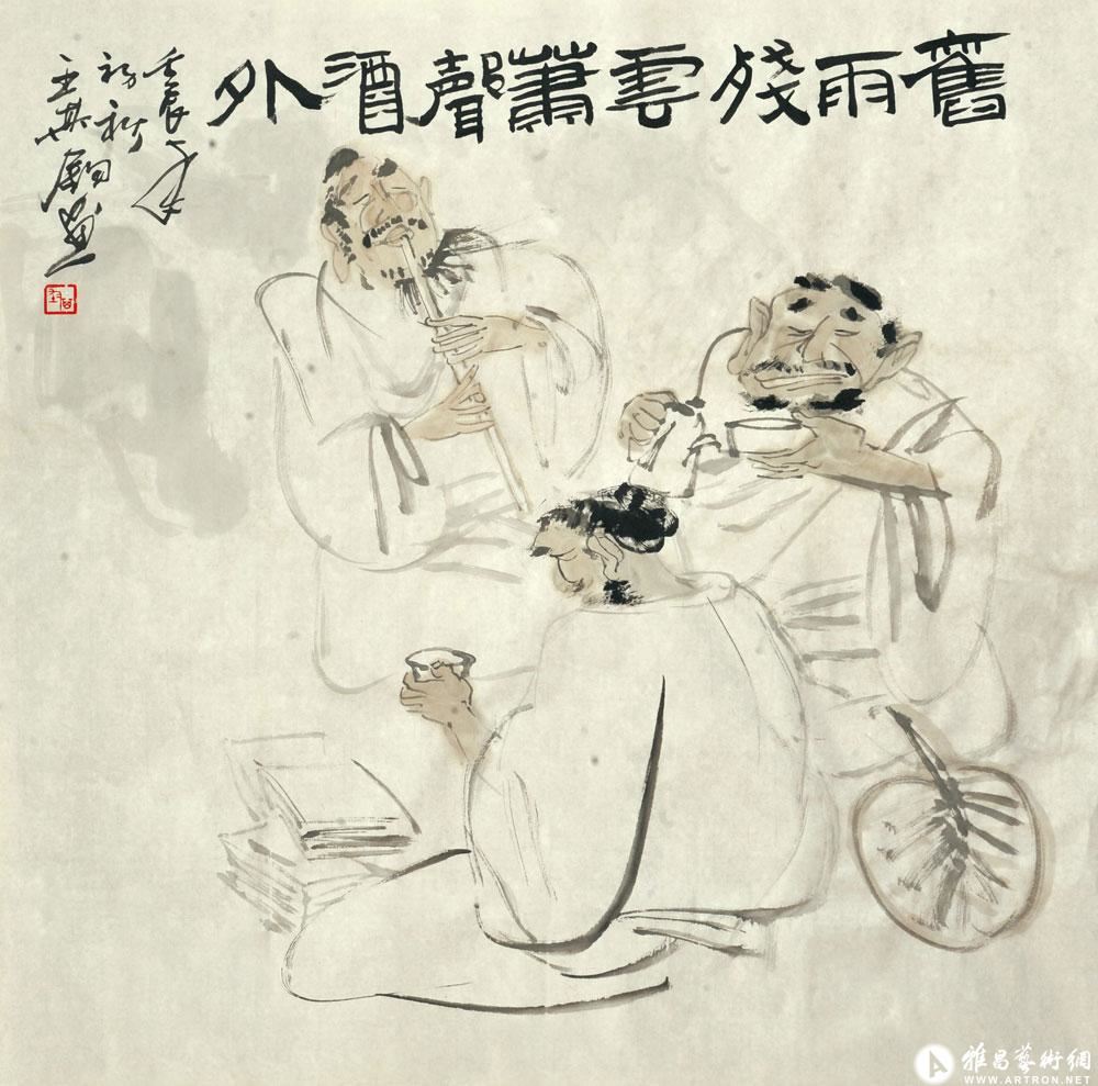 职业画家王其钧经典水墨画作品图