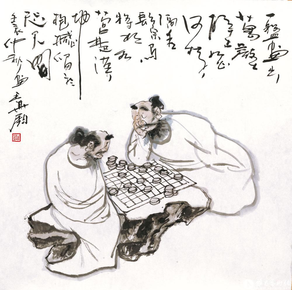 职业画家王其钧经典水墨画作品图