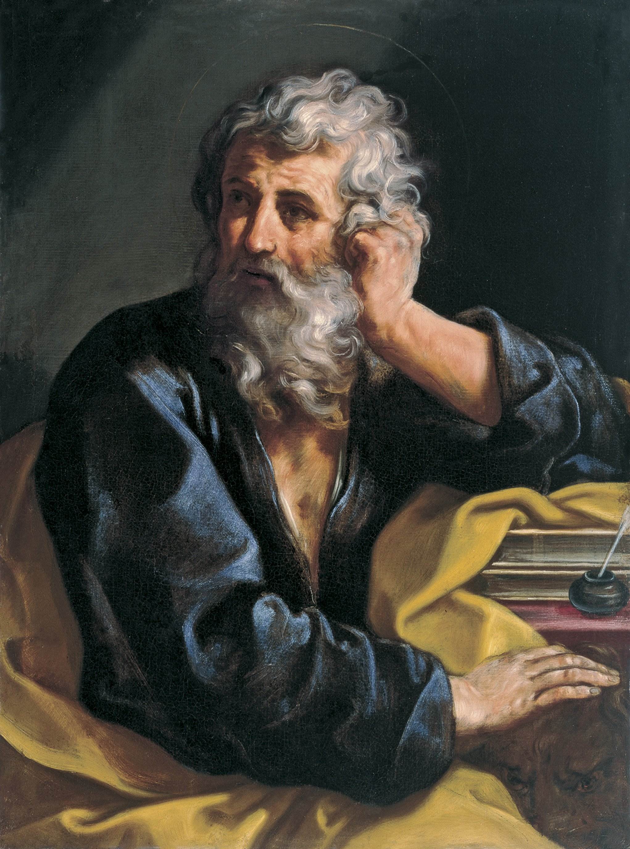 圣马可福音传道者Saint Mark the Evangelist 卡罗·马拉塔（Carlo Maratta）油画作品欣赏