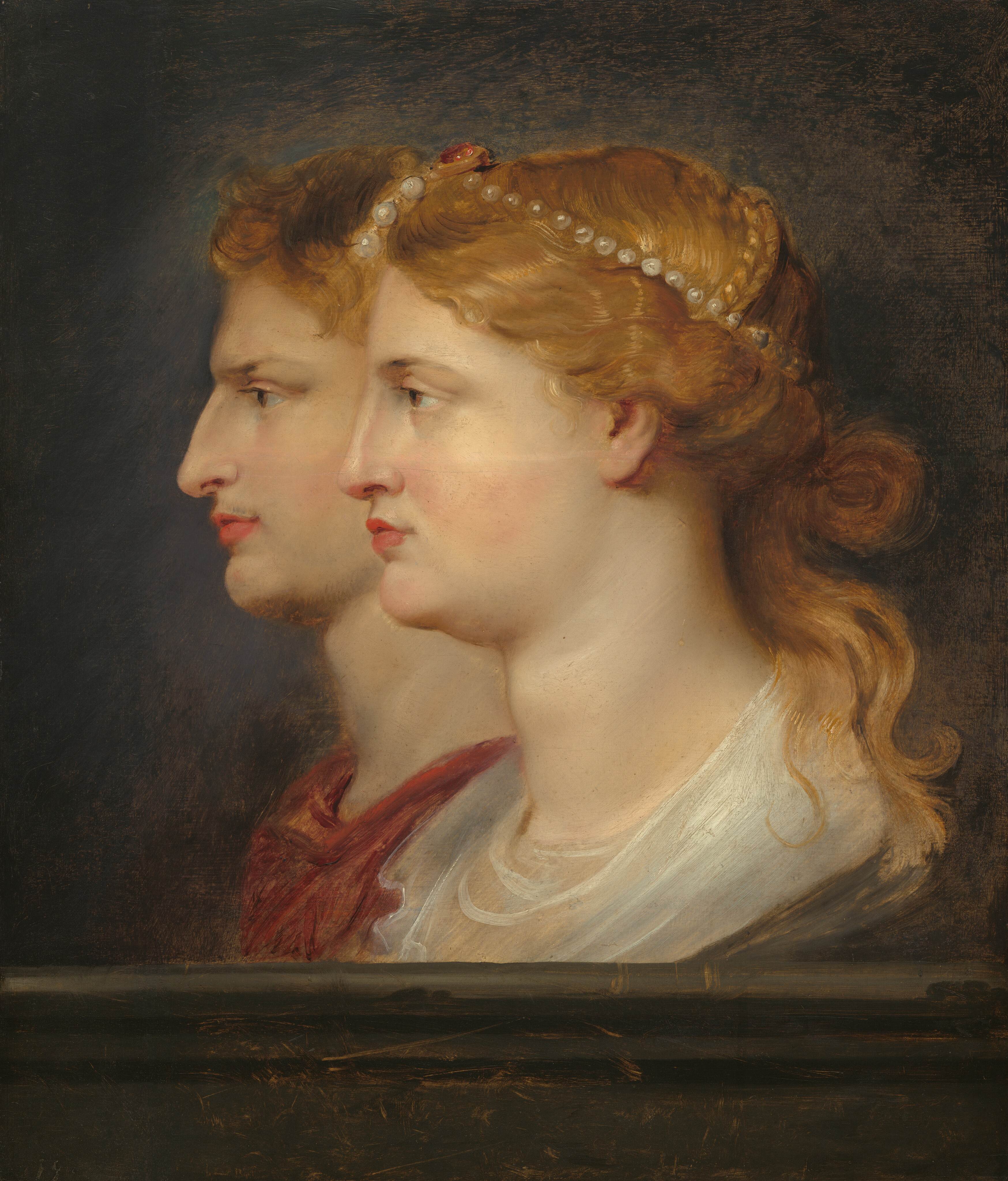 阿格里皮娜和日耳曼尼库斯Agrippina and Germanicus 彼得·保罗·鲁本斯（Sir Peter Paul Rubens）油画作品欣赏