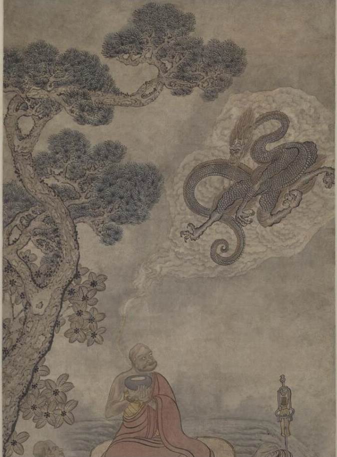罗汉图 吴彬国画作品欣赏-图片3
