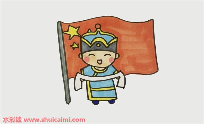 少数民族人物怎么画 少数民族人物简笔画图片大全彩色-图片5