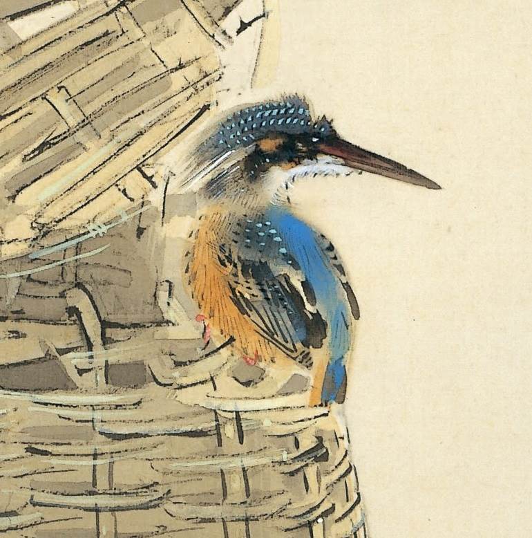 漁閑漁閑 西村五雲（Nishimura Goun）色彩画作品欣赏-图片1