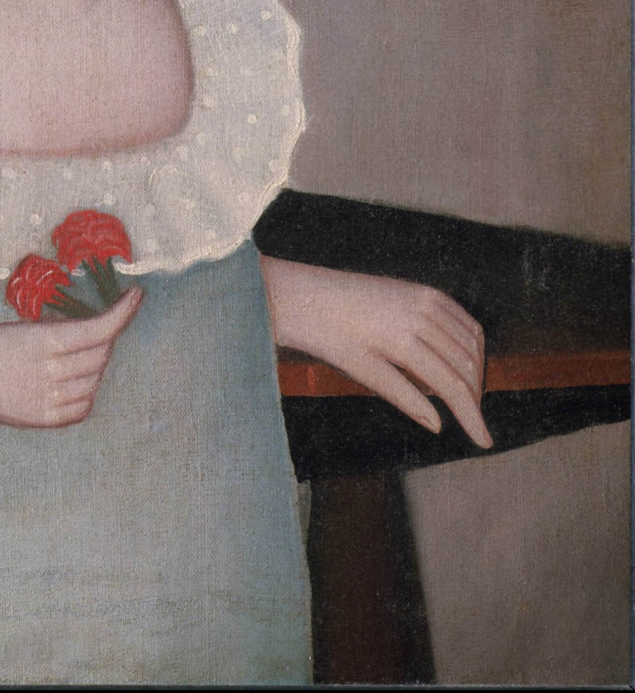 亨丽埃塔·多尔Henrietta Dorr Ammi Phillips油画作品欣赏-图片3