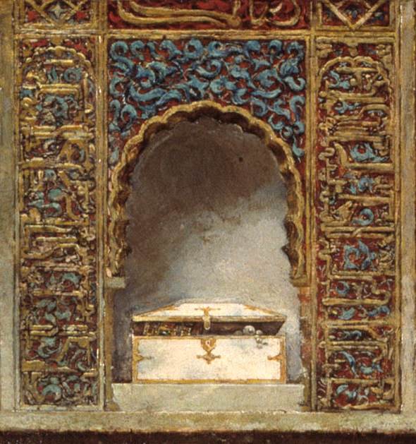 苏丹的礼物The Sultan’s Gift Antonio Fabrés油画作品欣赏-图片5