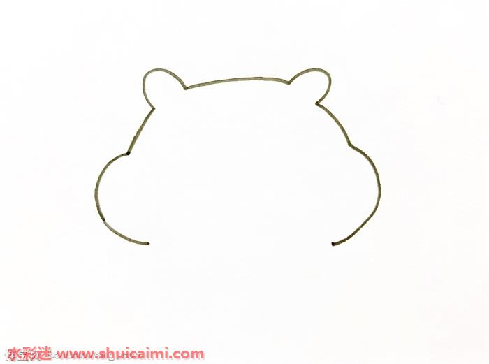 卡通小仓鼠怎么画 卡通小仓鼠简笔画图片彩色-图片1