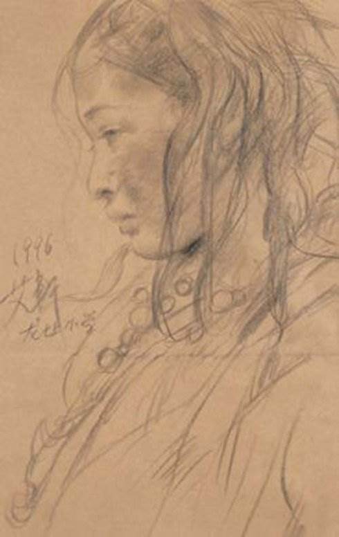 艾轩人物素描作品集欣赏-图片2