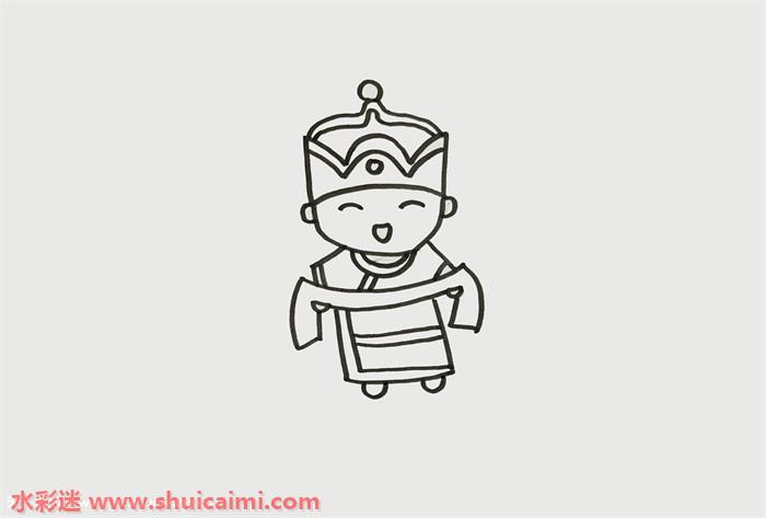 少数民族人物怎么画 少数民族人物简笔画图片大全彩色-图片2