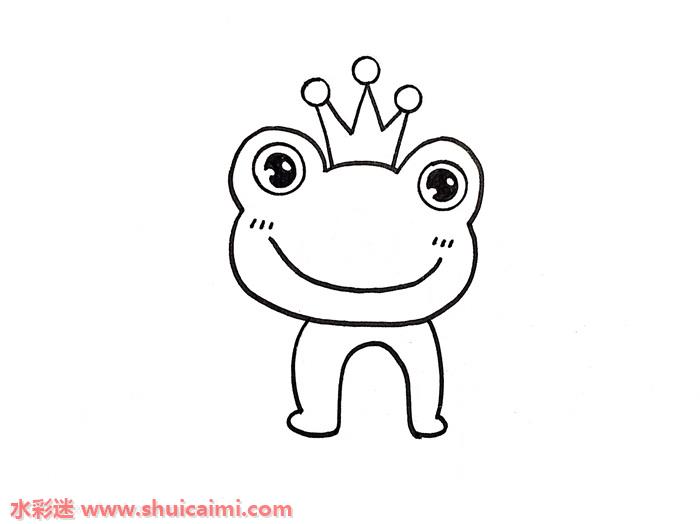 QQ红包青蛙怎么画 QQ红包青蛙简笔画画法-图片3