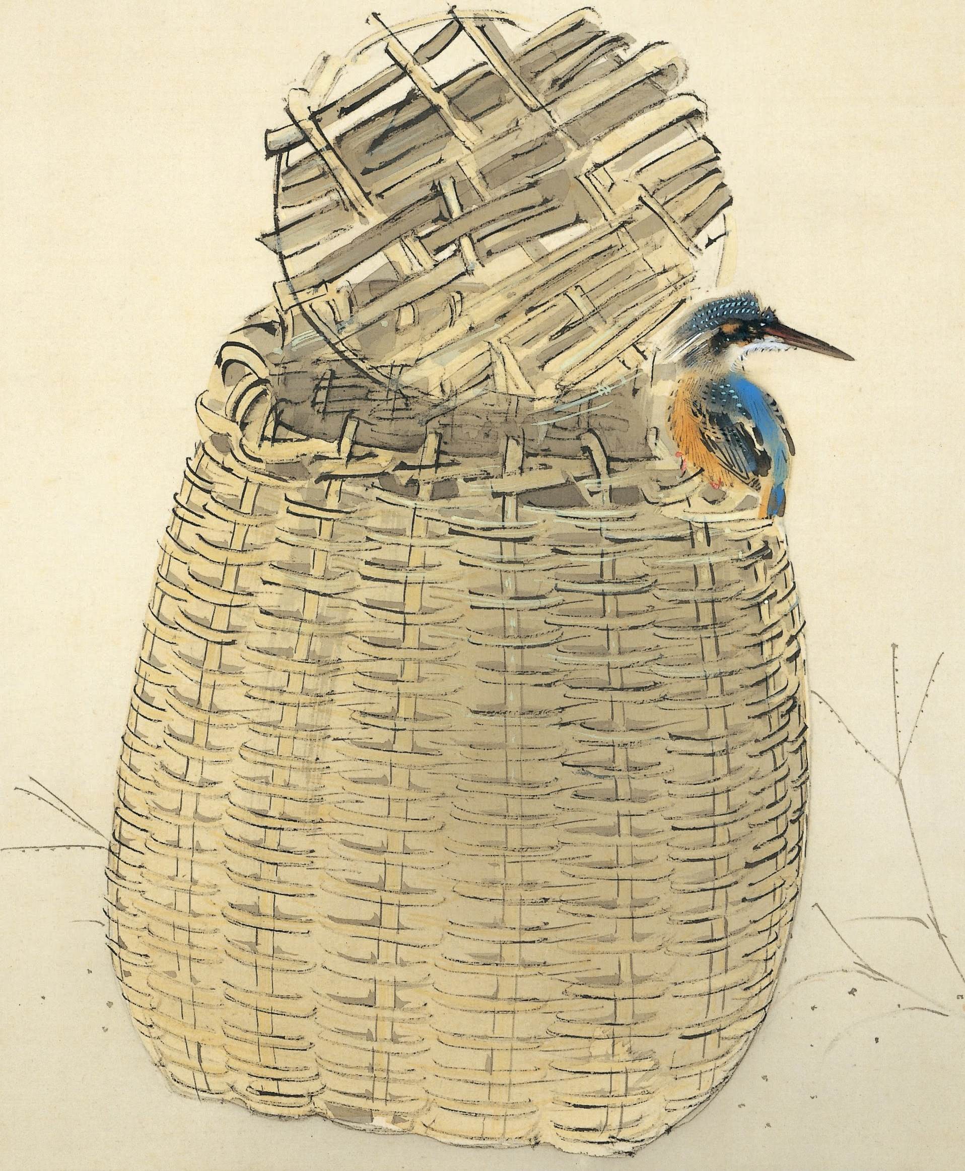 漁閑漁閑 西村五雲（Nishimura Goun）色彩画作品欣赏-图片2