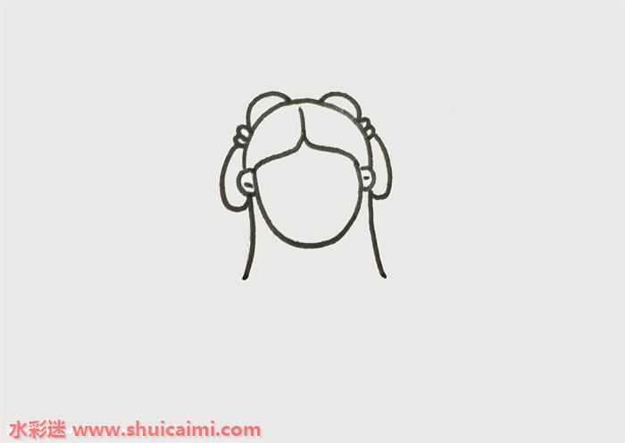 古代公主怎么画 古代公主简笔画图片大全彩色-图片1