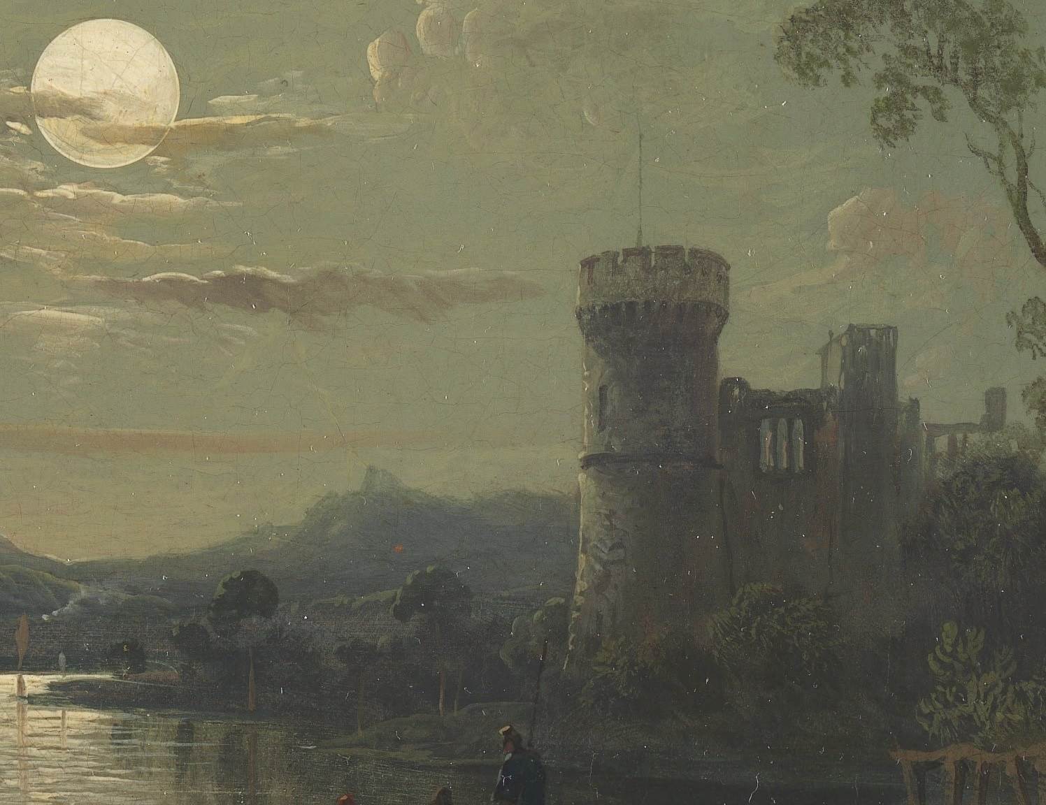 河川景色River Scene Sebastian Pether油画作品欣赏-图片6