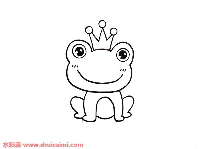 QQ红包青蛙怎么画 QQ红包青蛙简笔画画法-图片5