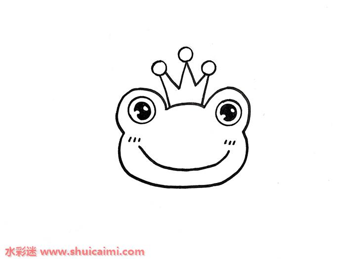 QQ红包青蛙怎么画 QQ红包青蛙简笔画画法-图片2