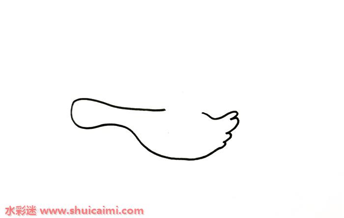 大雁怎么画 大雁简笔画简单彩色-图片1