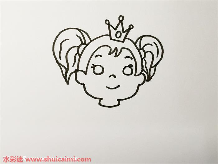 公主怎么画 公主简笔画图片大全彩色