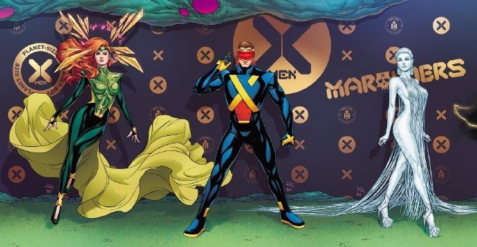 X战警变种人地狱火晚宴高定礼服漫画鉴赏