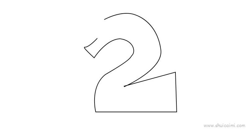 数字组成儿童画怎么画 数字组成简笔画顺序-图片2