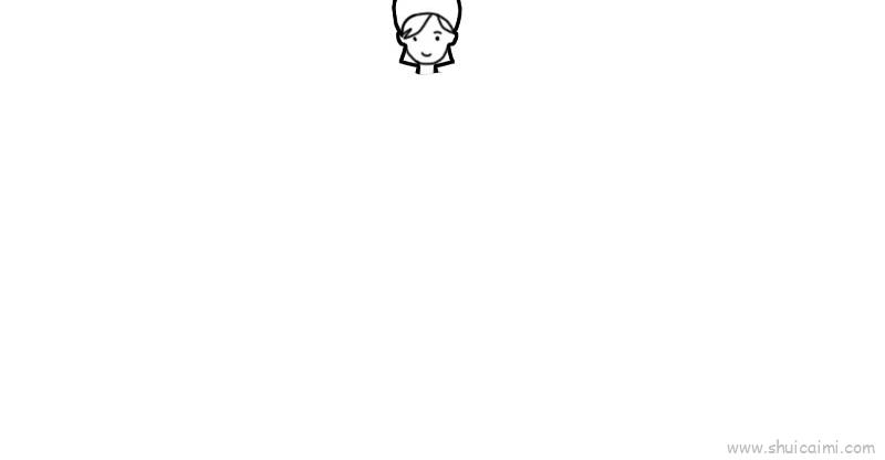 白衣天使加油儿童画怎么画 白衣天使加油简笔画步骤教程-图片2