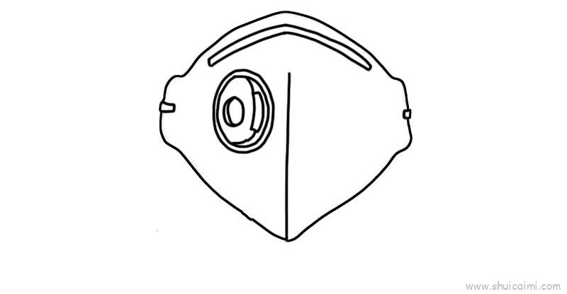 n95口罩简笔画怎么画