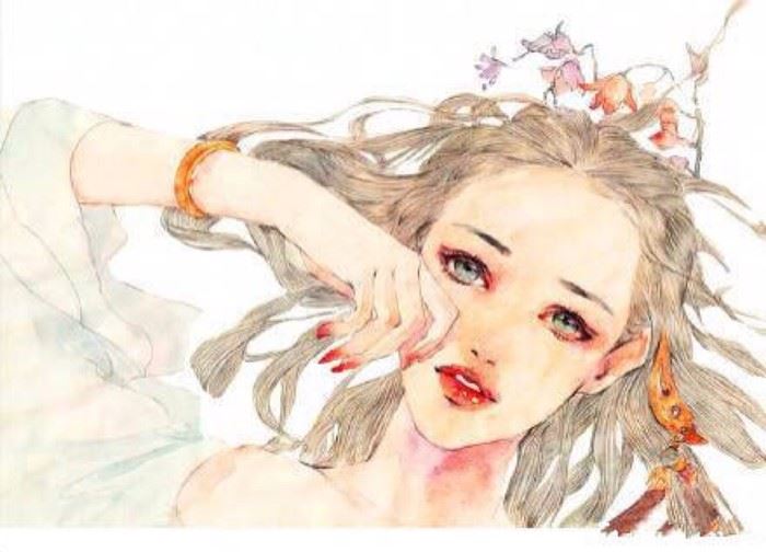 水彩画人物