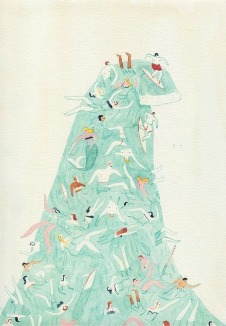 水彩画作品